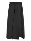 Herno Flared Midi Skirt With Elasticated Waistband