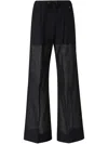 Herno Technical Fabric Pants In Black