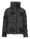 Herno Jacket In Embroidered Flannel In Black