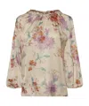 Herno Floral Printed Blouse In Multi