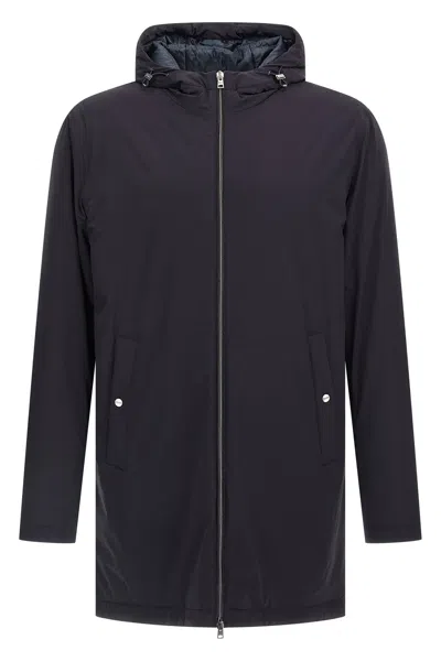 Herno Foldable Parka In Blue