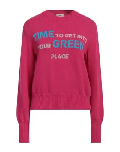 Herno For Histores Woman Sweater Magenta Size 6 Wool