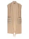 HERNO FRINGED VEST