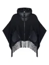 Herno Fringed-hem Jacket In Multi
