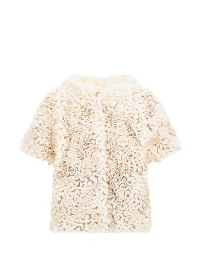 Herno Kids' Fru Fru Georgette Jacket In Neutrals
