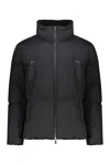 Herno Stand-collar Zip-up Jacket In Black