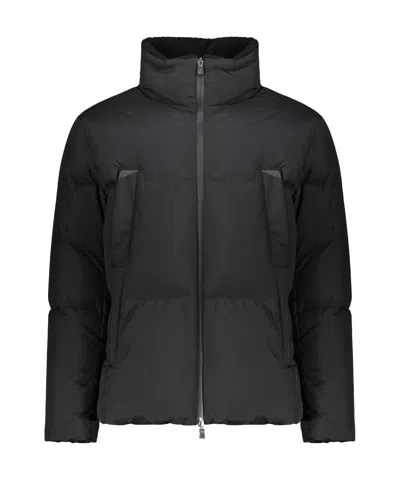 HERNO STAND-COLLAR ZIP-UP JACKET