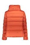 Herno Full Zip Down Jacket In Orange
