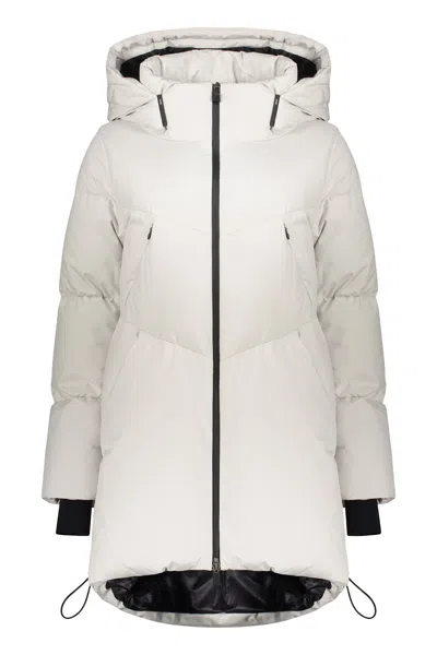 Herno Full Zip Down Jacket In White