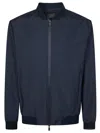 Herno Functional Bomber Jacket In Brown