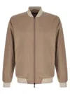 Herno Functional Bomber Jacket In Neutral