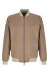 Herno Functional Bomber Jacket In Sand