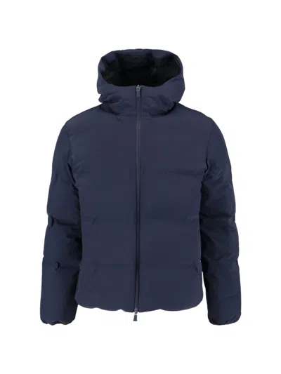 HERNO FUNCTIONAL WARDROBE" DOWN JACKET NAVY BLUE