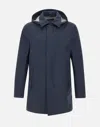 Herno Functional Wardrobe Navy Blue Parka