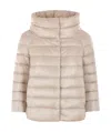Herno Sofia Down Jacket In Nude
