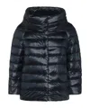 Herno Navy Blue Sofia Down Jacket In Black