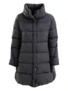 Herno Funnel-neck Padded Jacket In Blue
