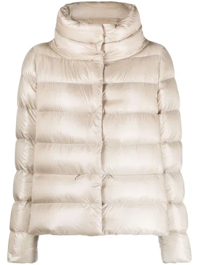 HERNO FUNNEL NECK PADDED JACKET