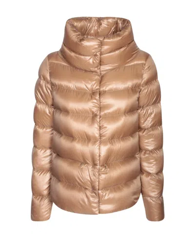 HERNO FUNNEL-NECK PADDED JACKET