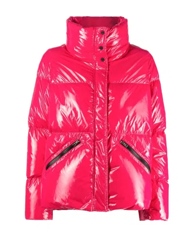 HERNO FUNNEL-NECK PUFFER JACKET