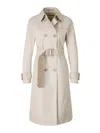 Herno Delon Detta Double Breast Trench Coat In Yellow