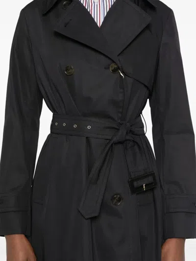 Herno Gabardina Azul Marino In Black