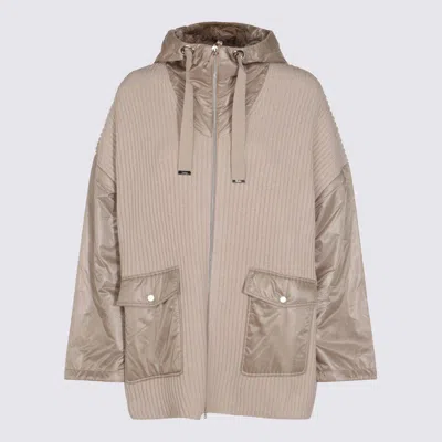 HERNO HERNO BEIGE WOOL CAPES
