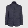 Herno La Giacca Water Resistant Down Blazer With Removable Bib