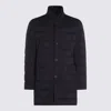 Herno Padded Jackets With High Collar And Side Pockets