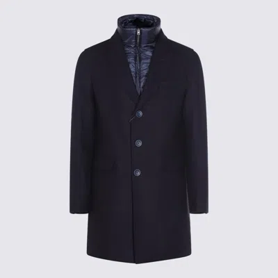 HERNO HERNO NAVY BLUE COAT