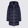 Herno A-shape Down Jacket In Blue