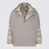 Herno Layered Padded Jacket In Chantilly