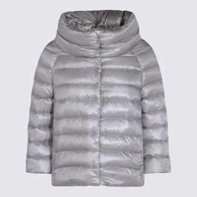 HERNO HERNO GREY DOWN JACKET