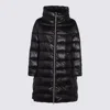 Herno Iconico Woman Puffer Midnight Blue Size 4 Polyamide In Black