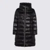 Herno Iconico Woman Puffer Midnight Blue Size 4 Polyamide In Black