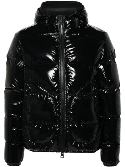 Herno Gloss Bomber In Black