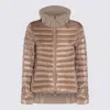 Herno Padded Jackets With Hood And Elastic Cuffs In Grey