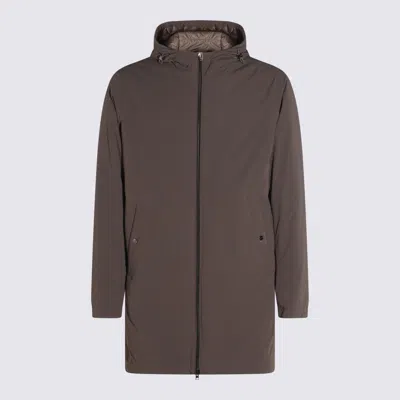 HERNO HERNO BROWN DOWN JACKET