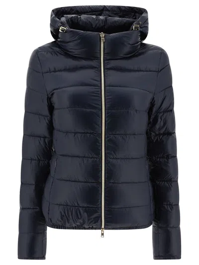 Herno Women's "giada" Down Jacket In Blue