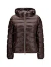 Herno Giada Down Jacket In Brown