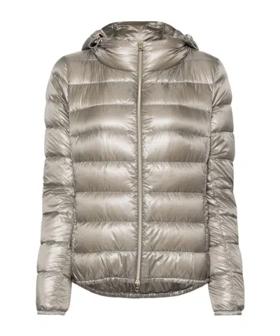 HERNO HERNO GIADA HOODED QUILTED DOWN JACKET