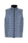 Herno Light Blue Nylon Reversible Jacket