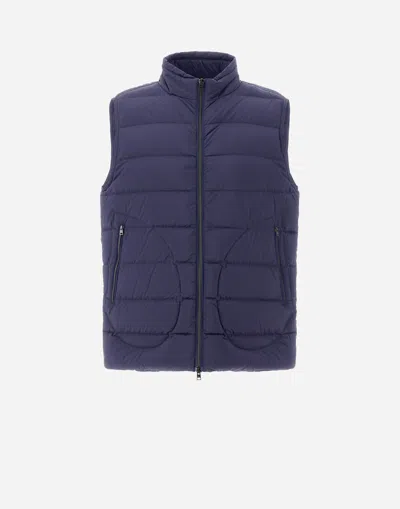 Herno Gilet Piumino Linea Legend In New Blue