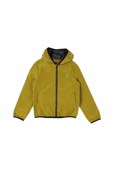 Herno Kids' Girls Outerwear Jacket In Dark Yellow In Multi