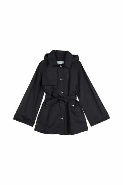 Herno Kids' Girls Outerwear Jacket In Navy In Blue