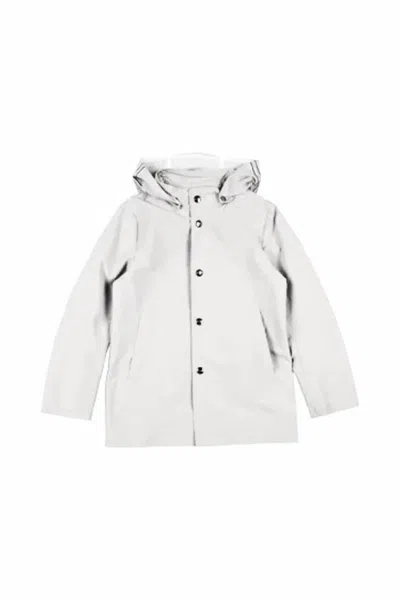 Herno Kids' Girls Outerwear Jacket In Open White In Multi