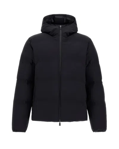 Herno Giubbino In New Impact Nero In Black