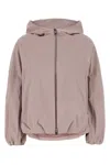 Herno Nylon Jacket With Hood And Elasticated Cuffs