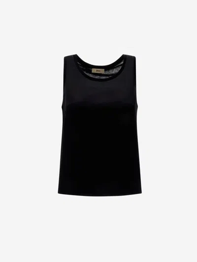 Herno Glam Tank Top In Black