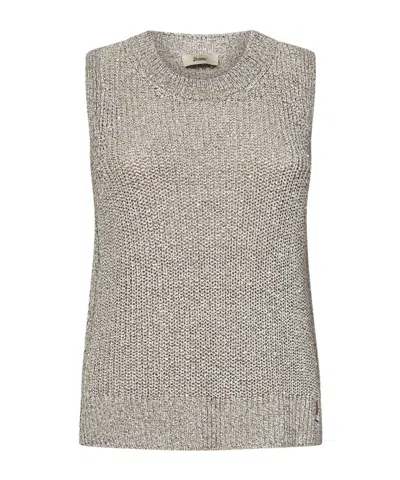 HERNO HERNO GLITTER KNIT TOP